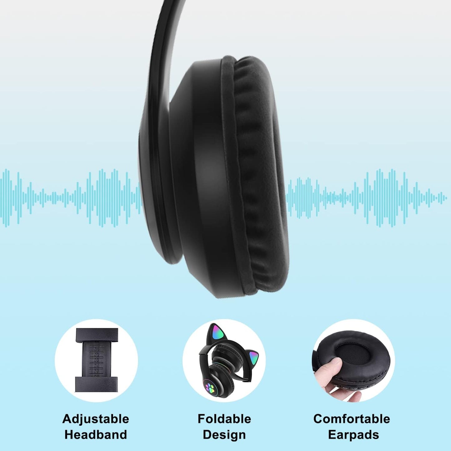 Audífonos Wireless Headset CAT)