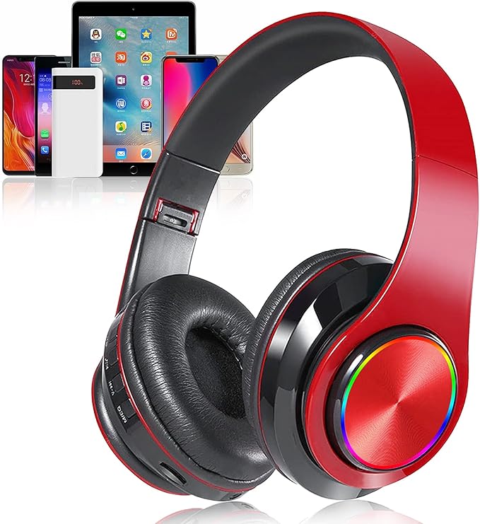 Audífonos BT acolchonados- LED