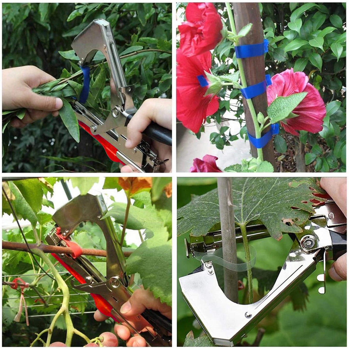 Máquina manual  TAPETOOL para amarrar y sujetar plantas