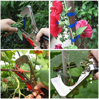 Máquina manual  TAPETOOL para amarrar y sujetar plantas
