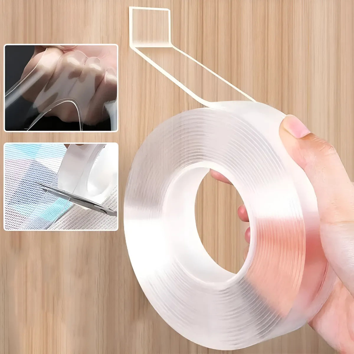 Cinta reutilizable doble cara - Nano Tape