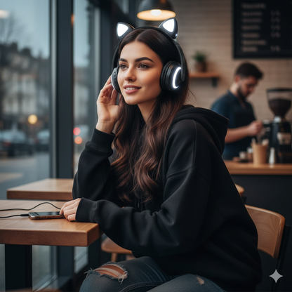 Audífonos Diadema con Orejitas