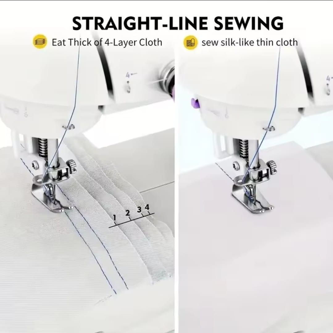 Máquina de Costura Portátil – Ajusta tu Ropa Fácil y Rápido en Casa