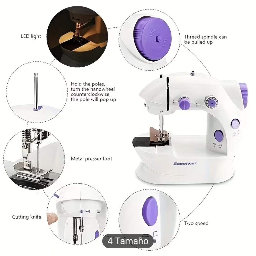 Máquina de Costura Portátil – Ajusta tu Ropa Fácil y Rápido en Casa