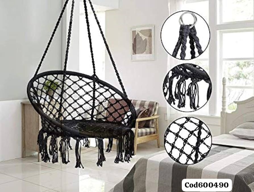 Silla Colgante Resistente – Relájate con Estilo en Interior o Exterior