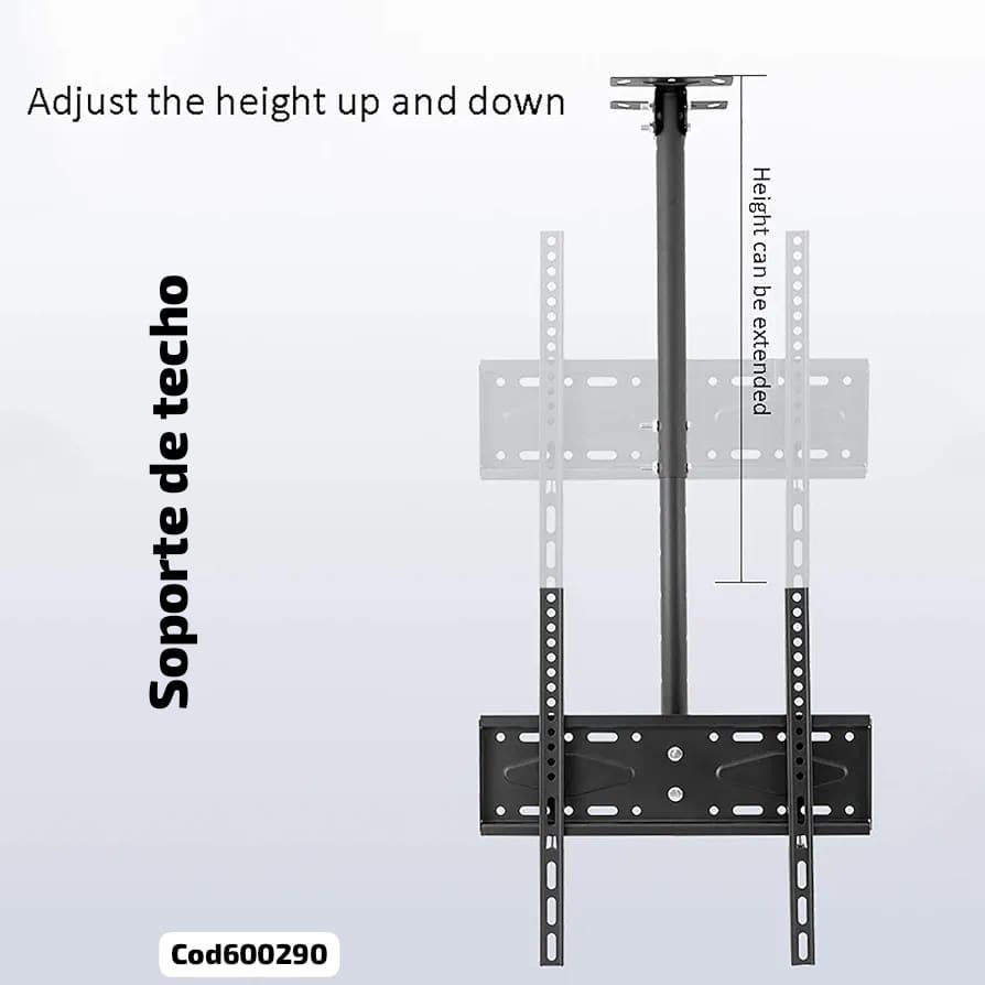 Soporte de Techo para TV – Ajustable y Seguro para tu pantalla!