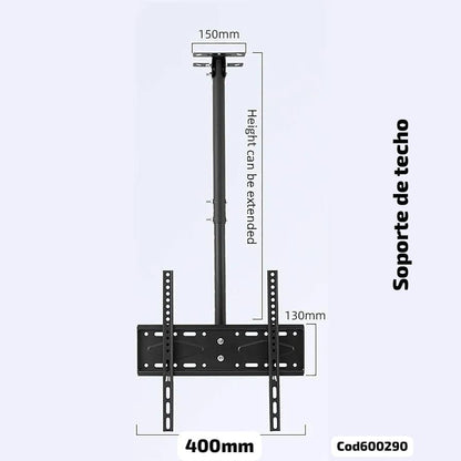 Soporte de Techo para TV – Ajustable y Seguro para tu pantalla!