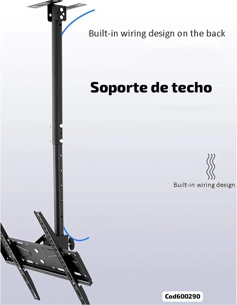 Soporte de Techo para TV – Ajustable y Seguro para tu pantalla!