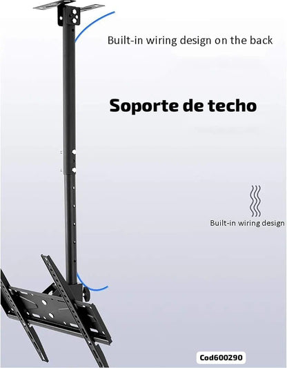 Soporte de Techo para TV – Ajustable y Seguro para tu pantalla!