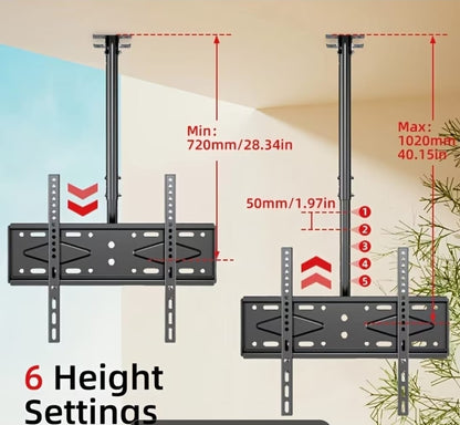 Soporte de Techo para TV – Ajustable y Seguro para tu pantalla!