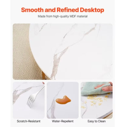 Mesa de Centro Redonda para Sala – Práctica, Elegante y Versátil