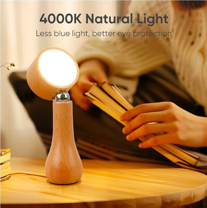 Lámpara LED de Mesa, Giratoria 360° – Iluminación Ajustable