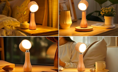 Lámpara LED de Mesa, Giratoria 360° – Iluminación Ajustable