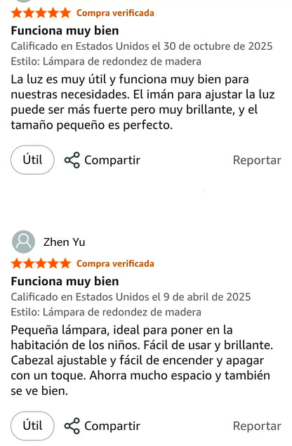 Lámpara LED de Mesa, Giratoria 360° – Iluminación Ajustable