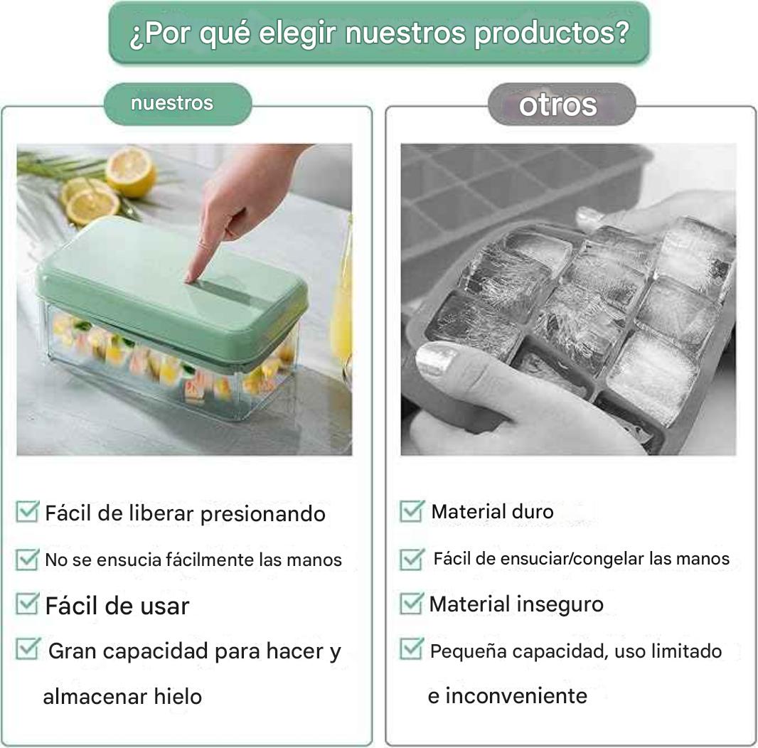 Bandeja y Contenedor para Hielo