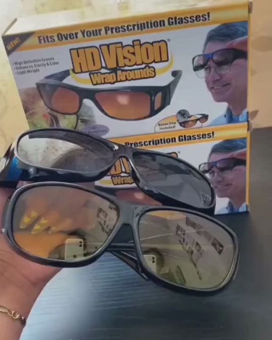 Set de Lentes HD Antirreflejo para Uso Diurno y Nocturno – Pack de 2